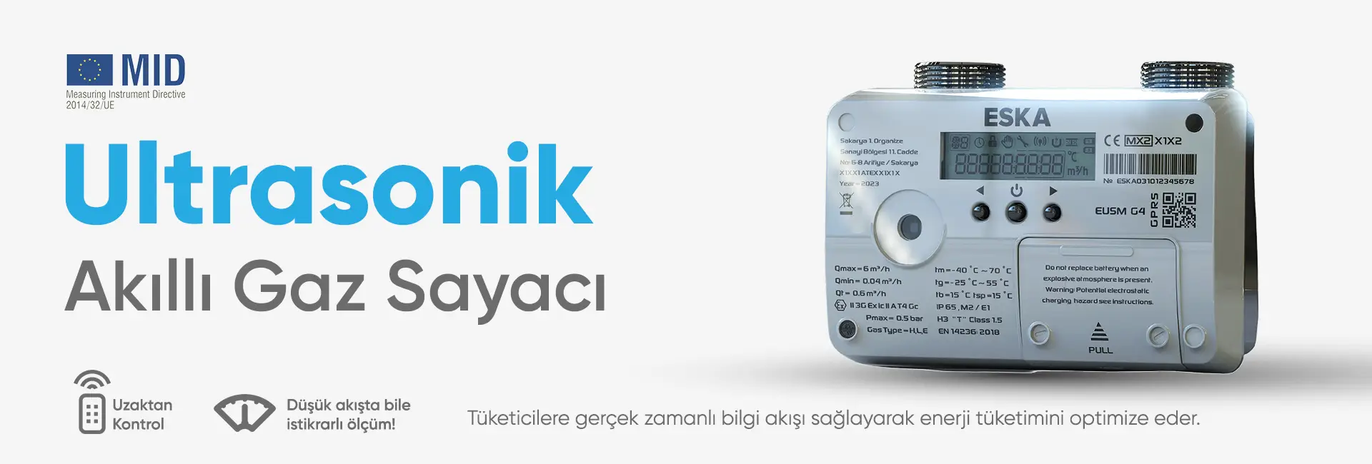 ultrasonik akıllı sayaç