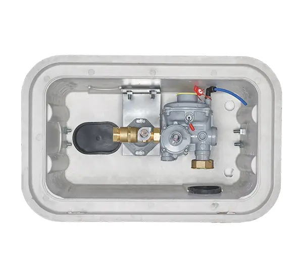 CES200 Yer Altı Tipi Servis Kutusu İçine Montajlı Regülatör Seti - Eska Valve Ürün Görseli 1
